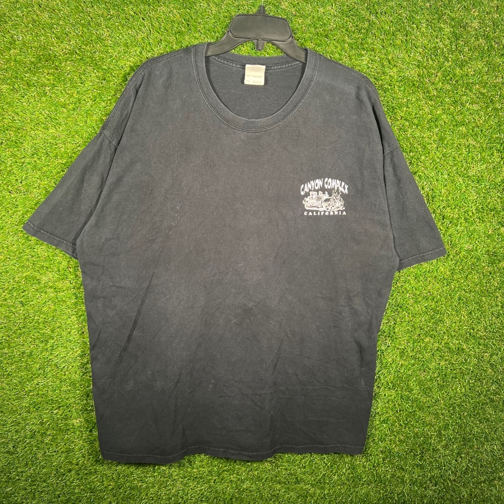 Gildan Canyon Complex Plumas National Forest 2008‎ Fire Graphic T-Shirt Mens 2XL